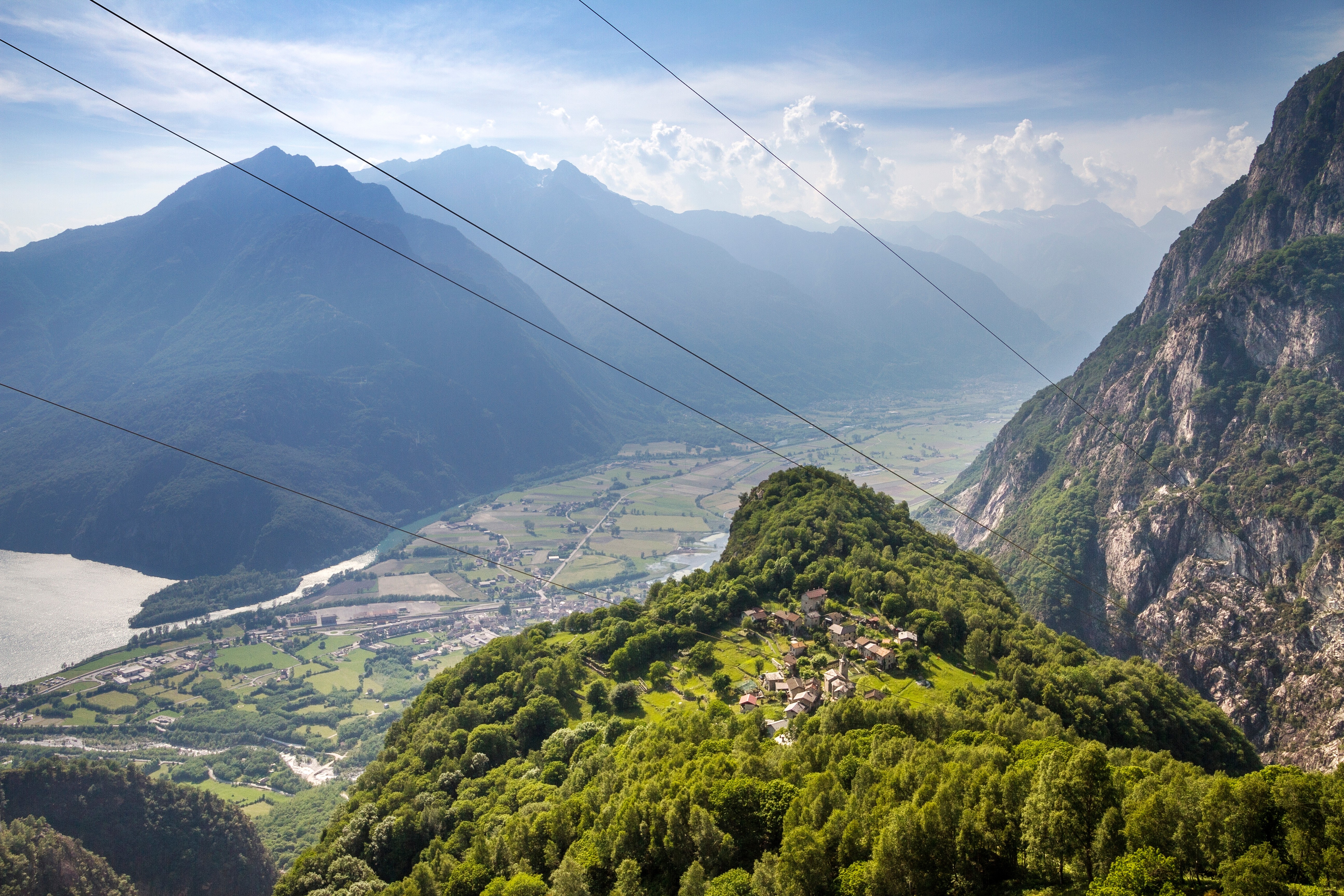 Vista da San Giorgio - Locanda Codera