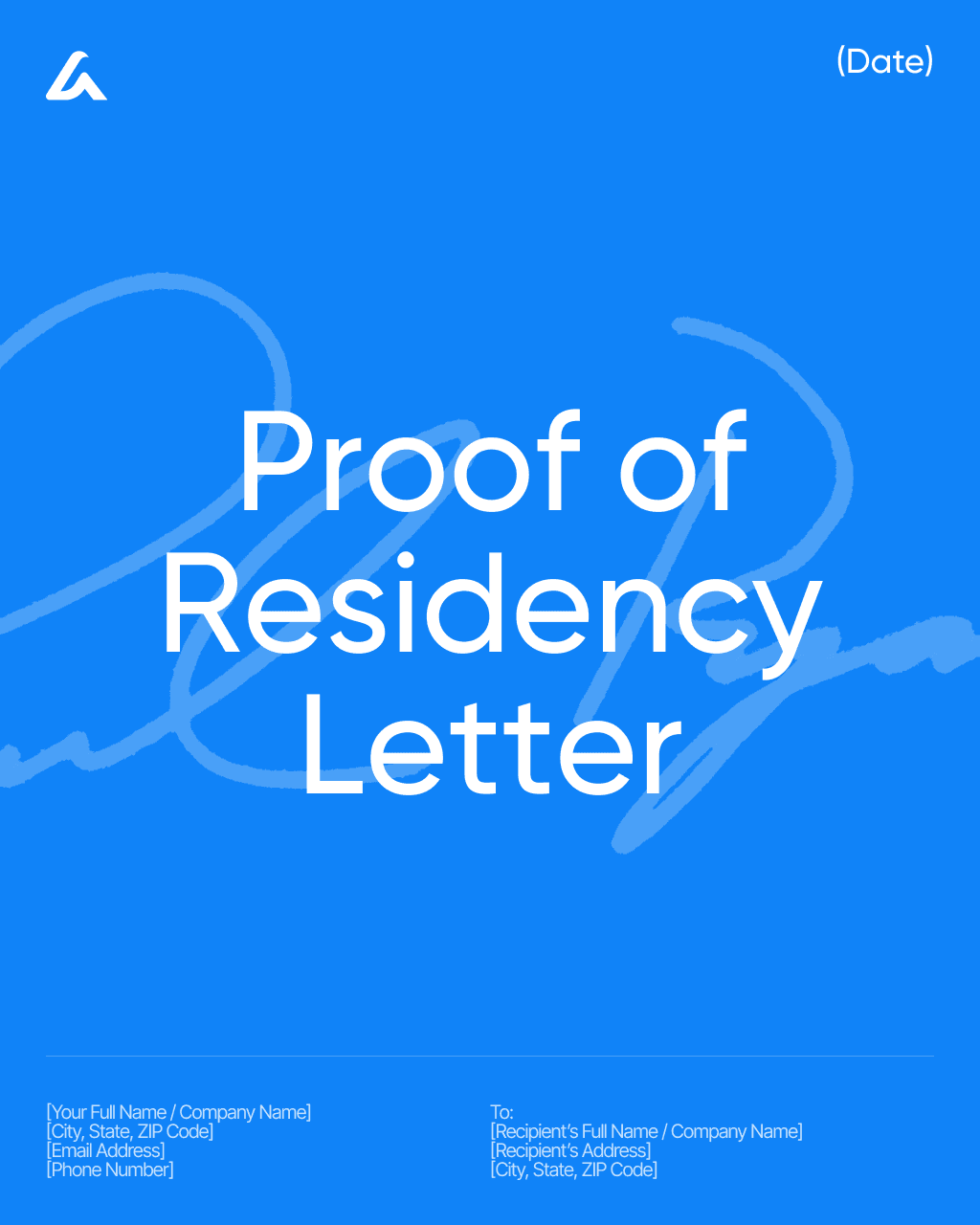Proof of Residency Letter
