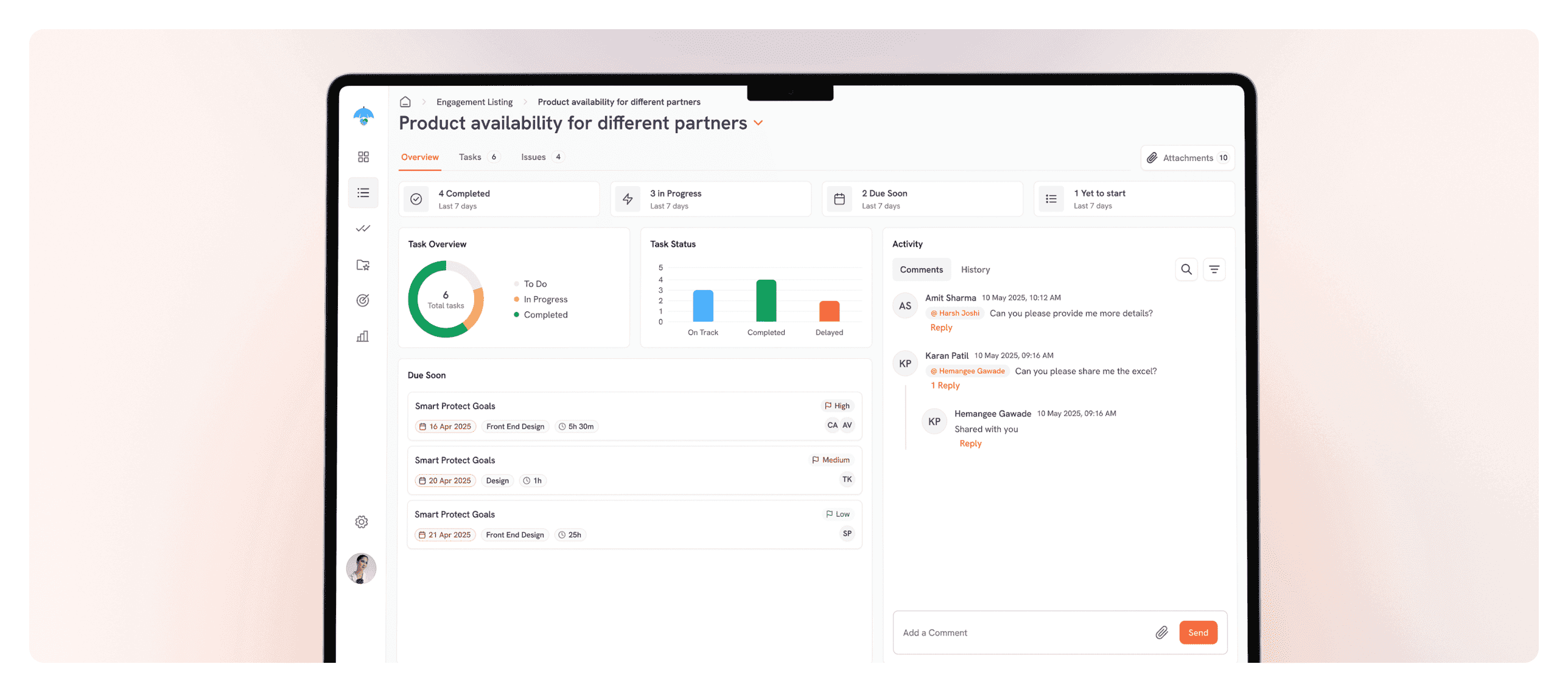 Create and manage projects
