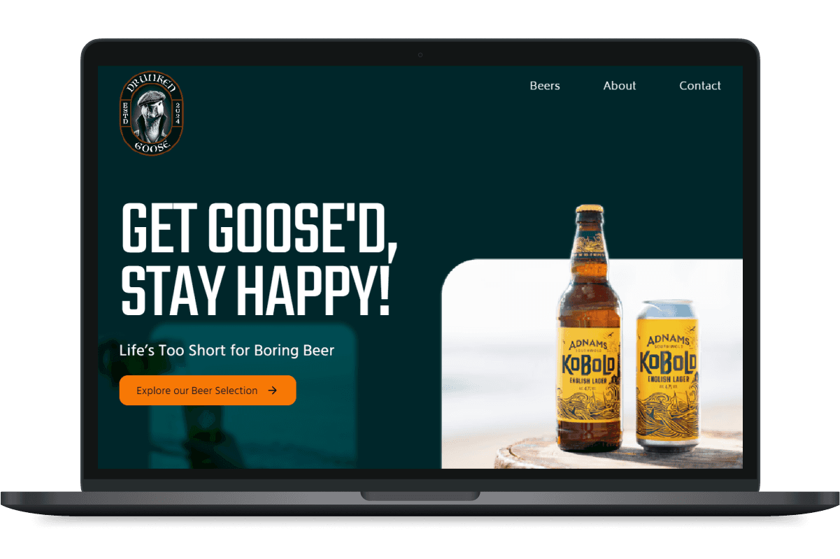 the cover image of drunken goose client project