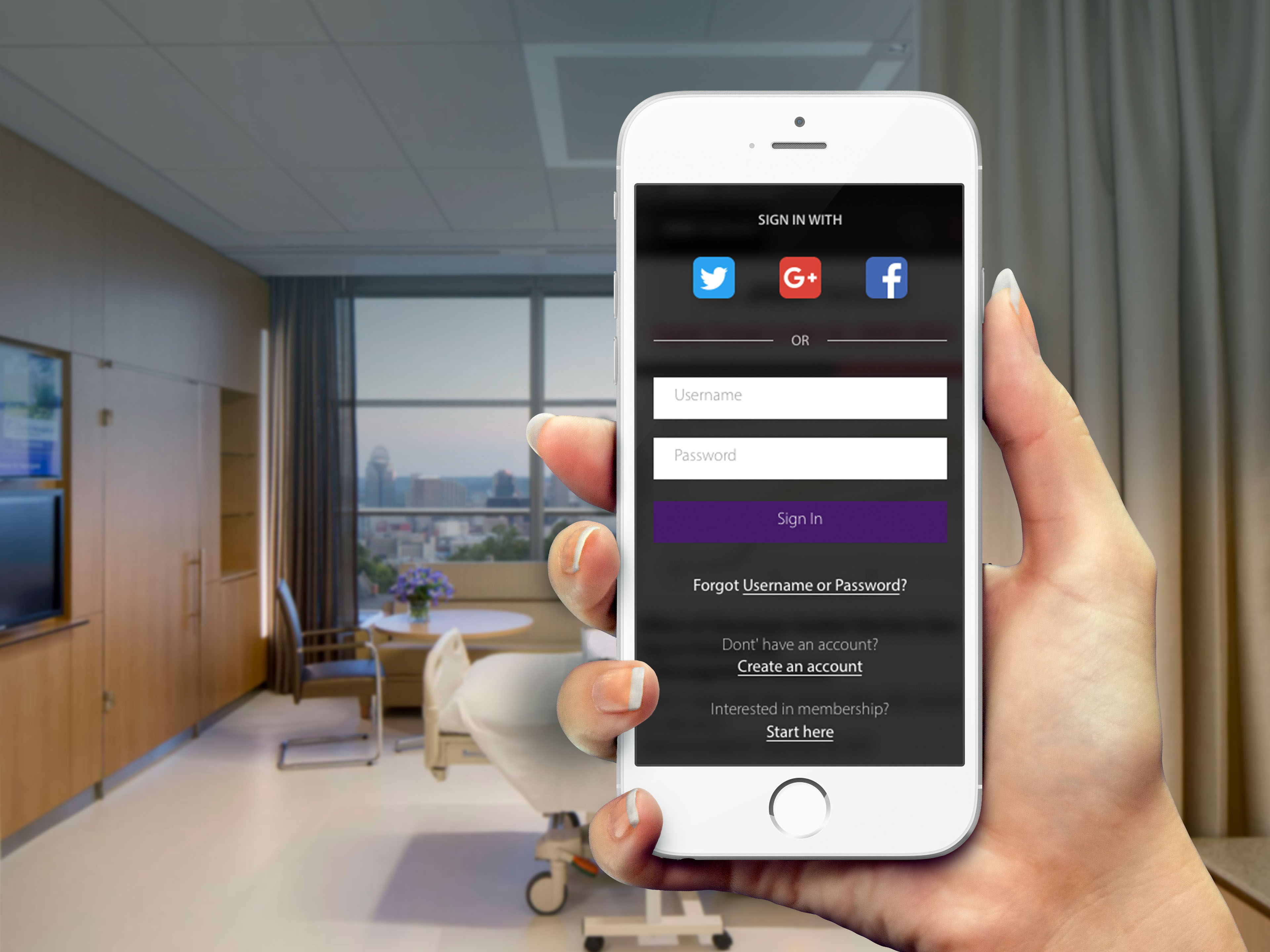 a cell phone on a bench