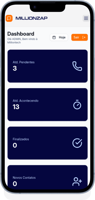 Mobile Preview App of FlowCRM