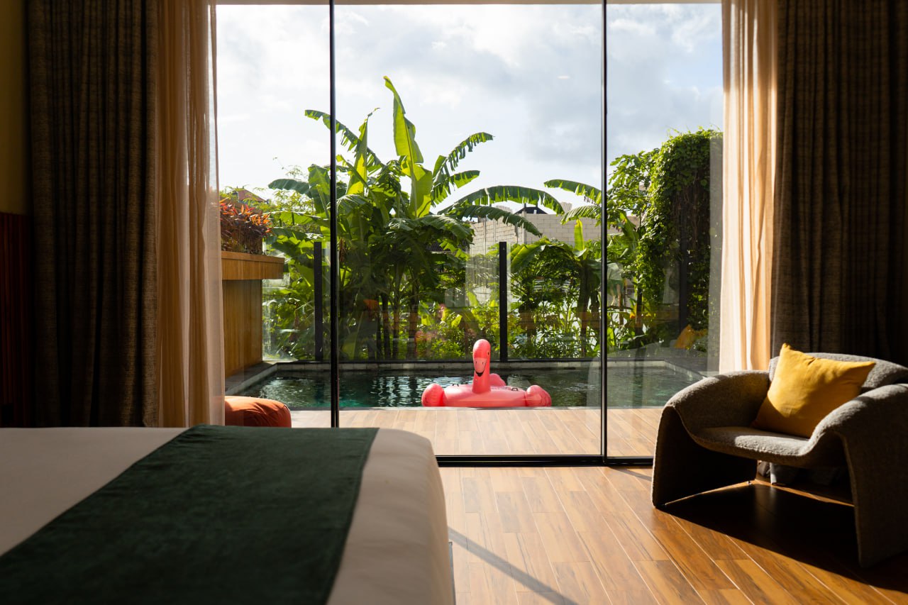 A 4-bedroom villa with a private pool in Canggu