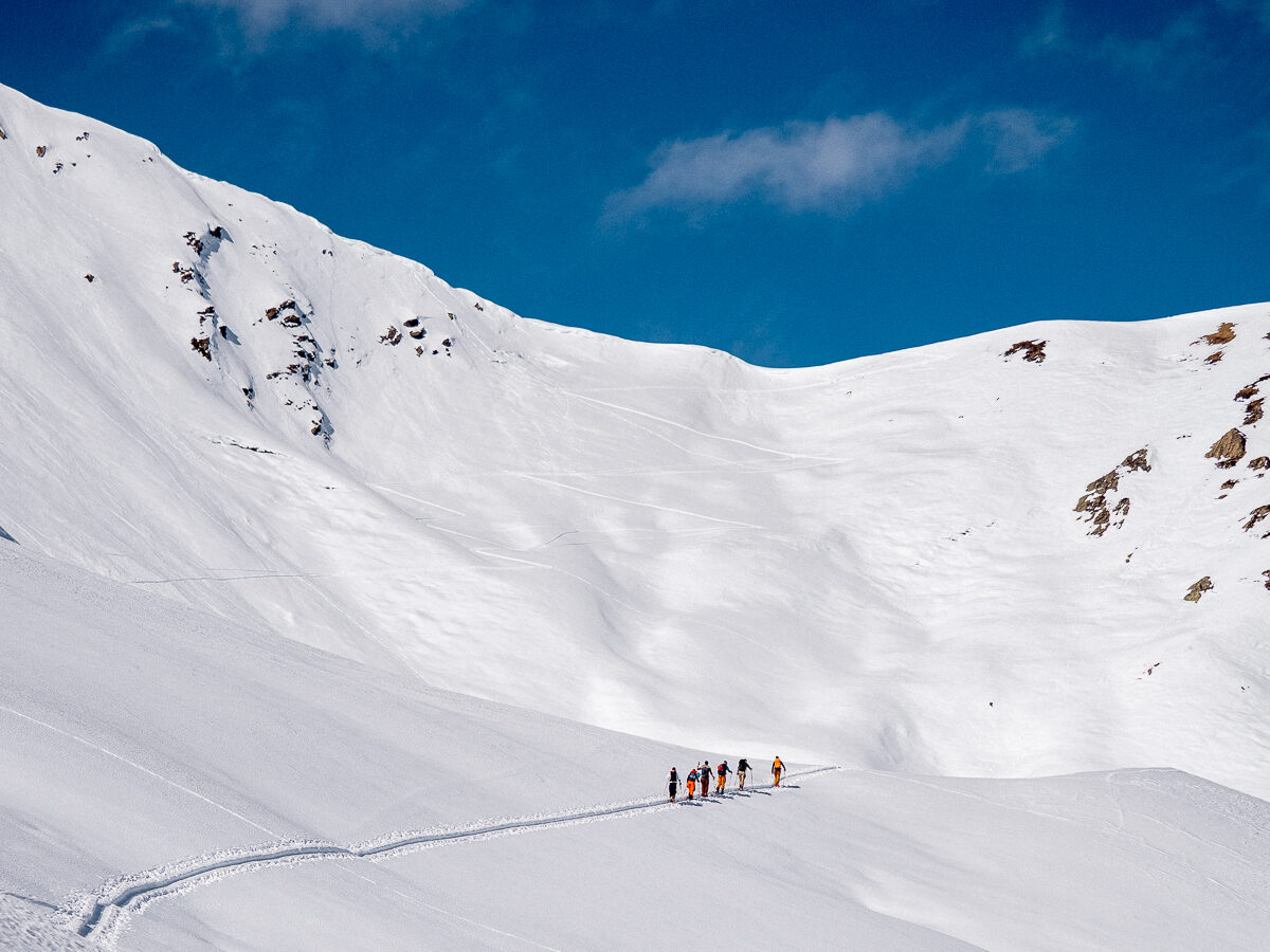 Ski touring course Dolomites