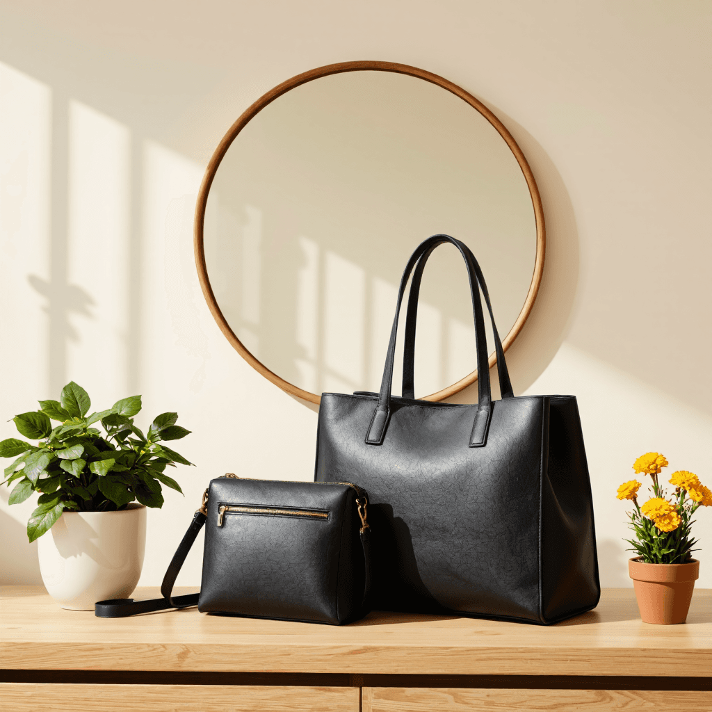 product photography of handbags