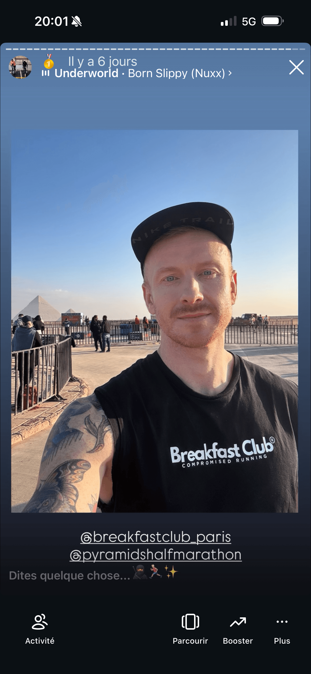 close-up image of a guys shirt wearing a lanyard