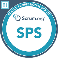 Scaled Professional Scrum certificate