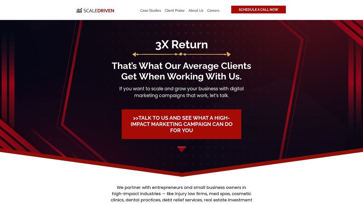 ScaleDriven website