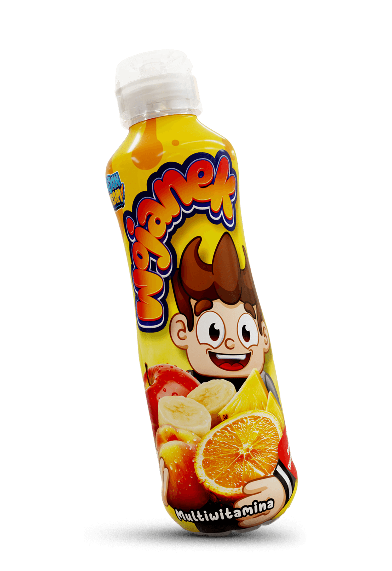 Wojanek – napój owocowy truskawka i malina w butelce