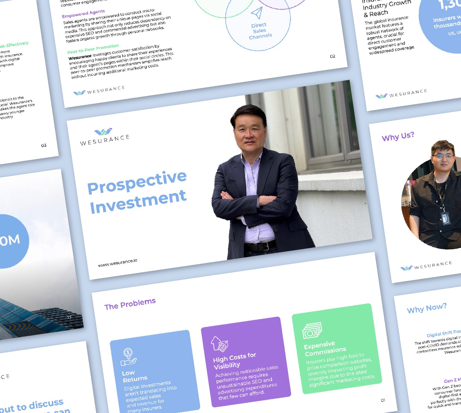 Wesurance pitch deck Luke Tobin