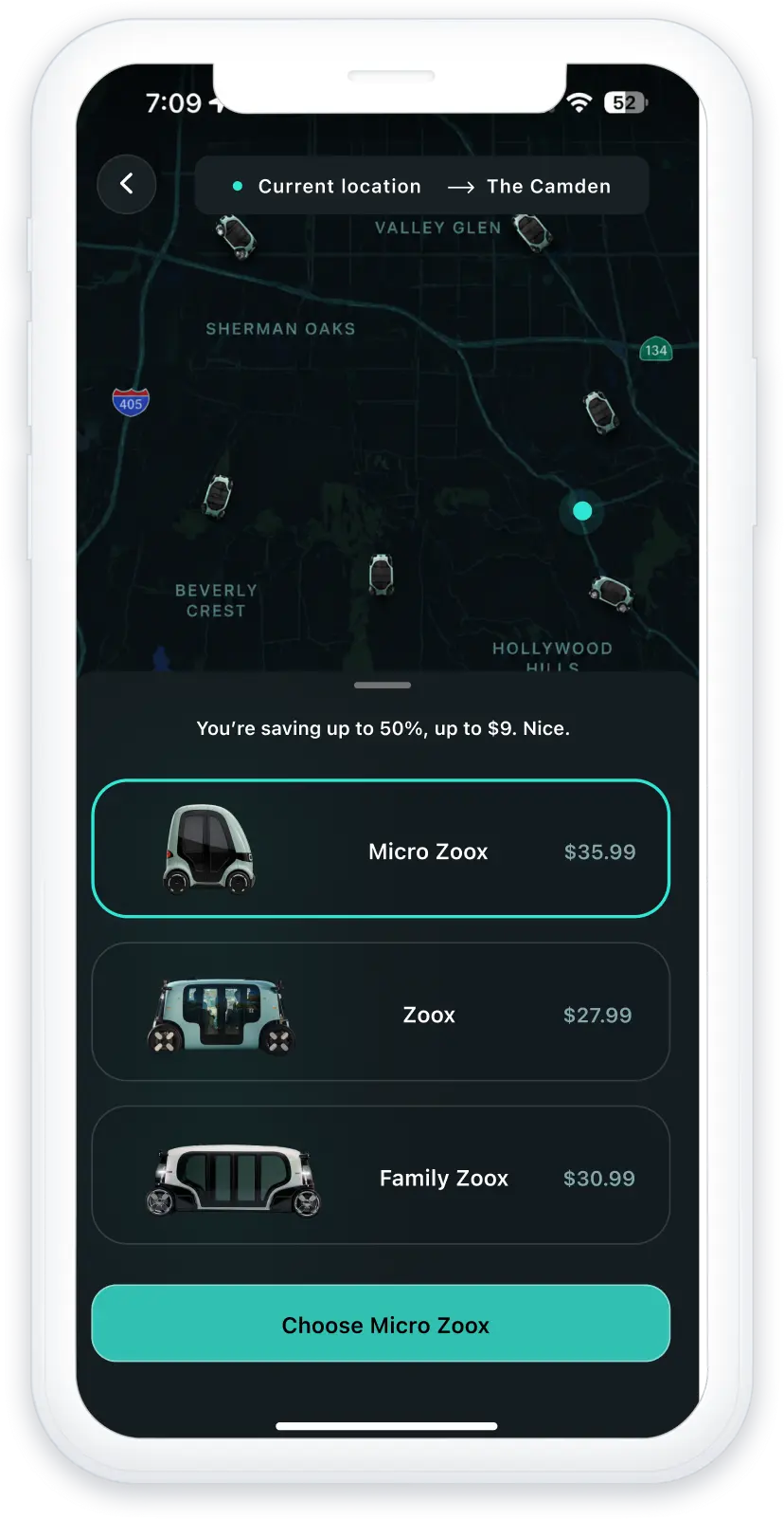 Ride Selection Image