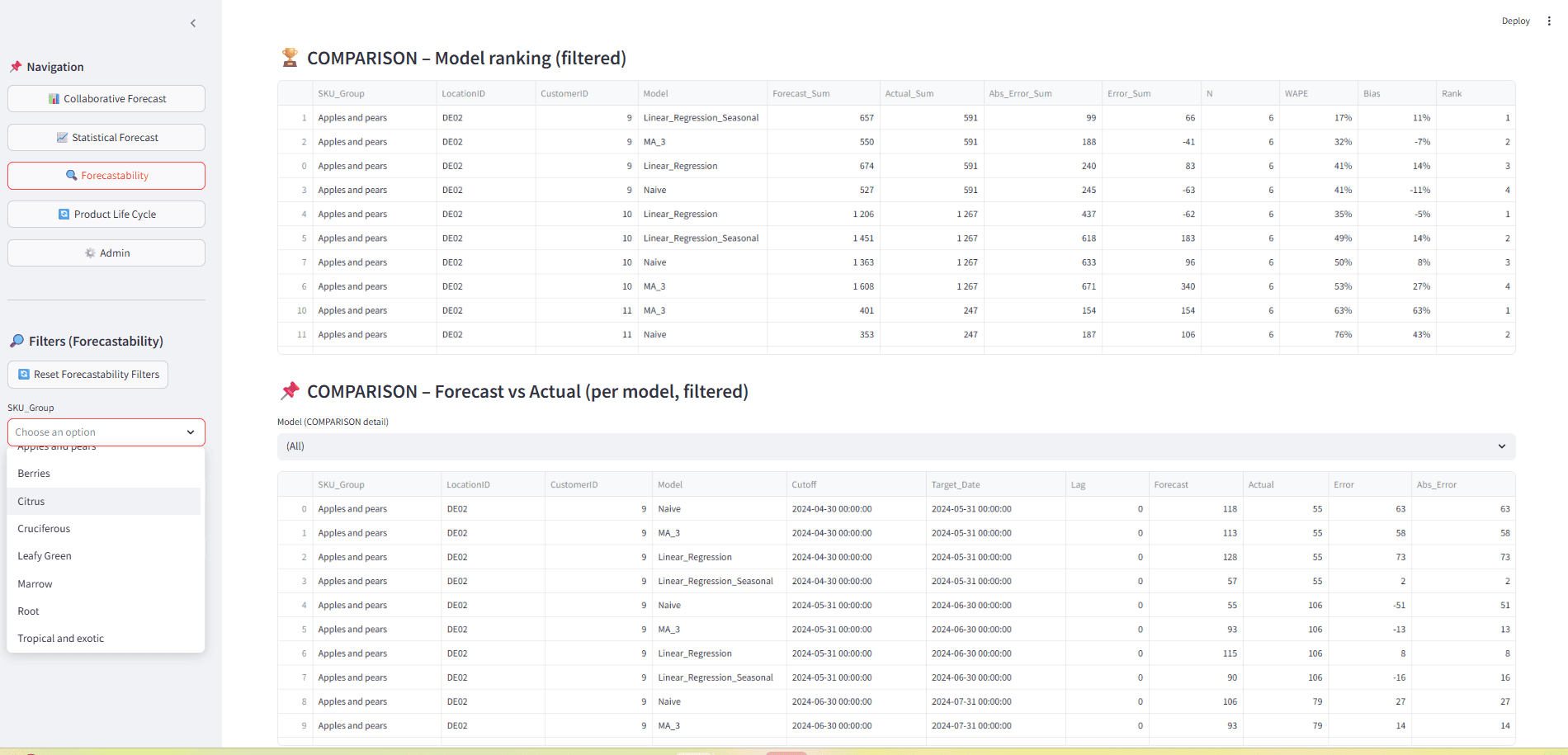 An image of Freelio's project ui