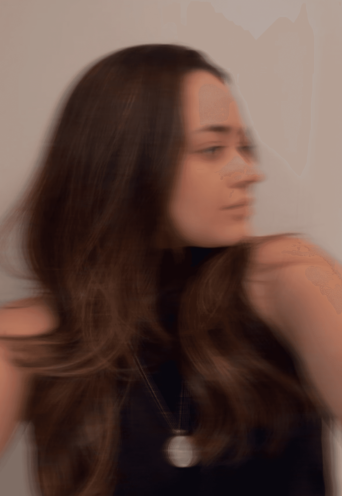 Portrait of portfolio creator – back view