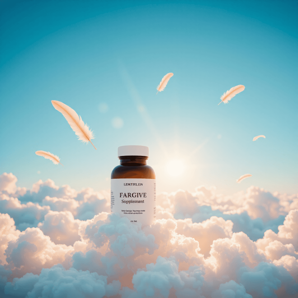 product photography of bottle of dietary supplement