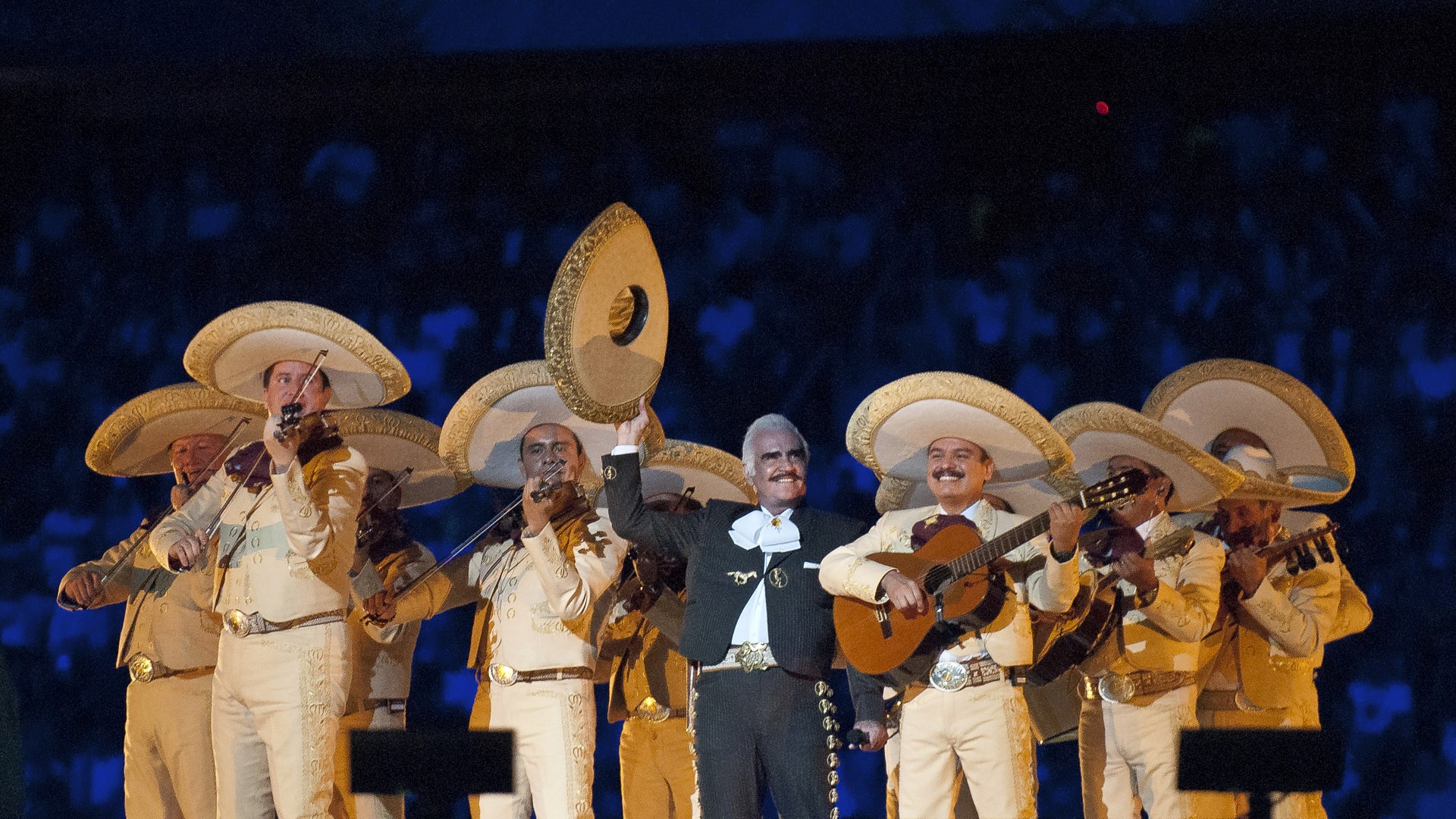 Cultural performers complement the scene at the Guadalajara Pan Am Games