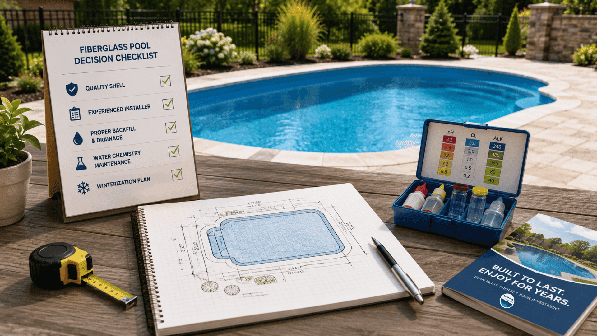 Fiberglass pool longevity checklist for Ohio homeowners planning installation and maintenance