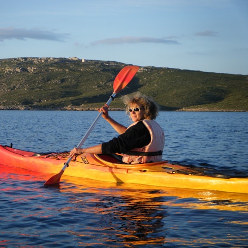 Biljetter för kajakuthyrning i Fornells bukten i Fornells