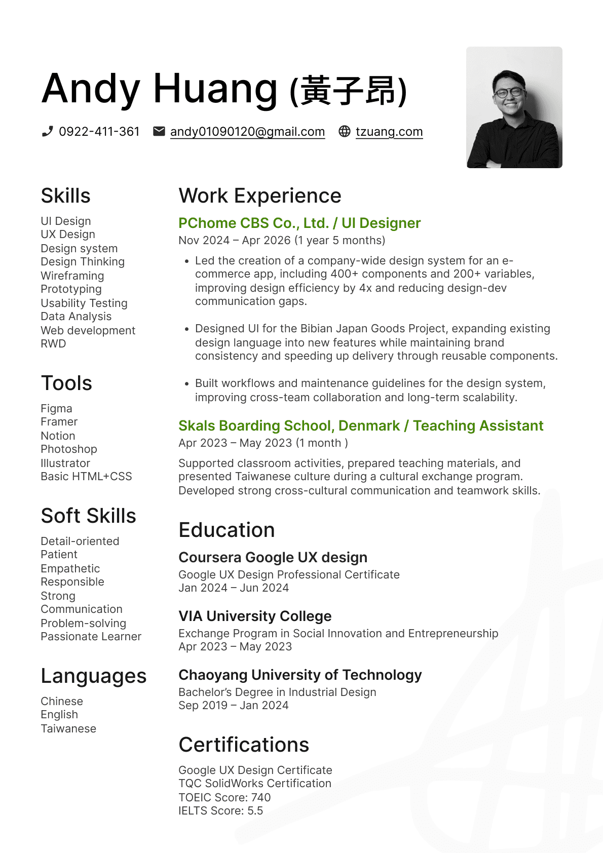 resume