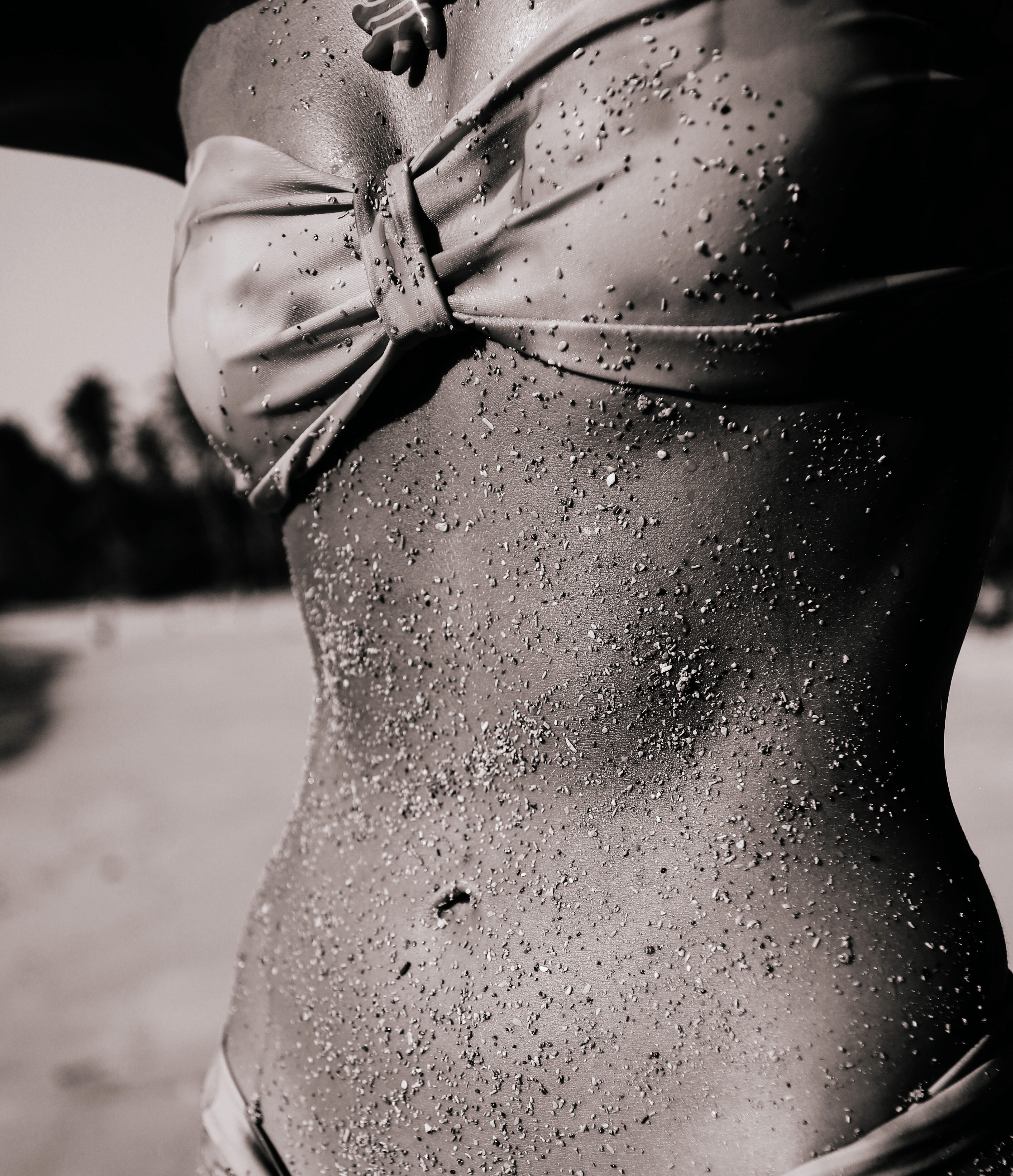 Sophia Reynolds is keeping flowers in the pocket