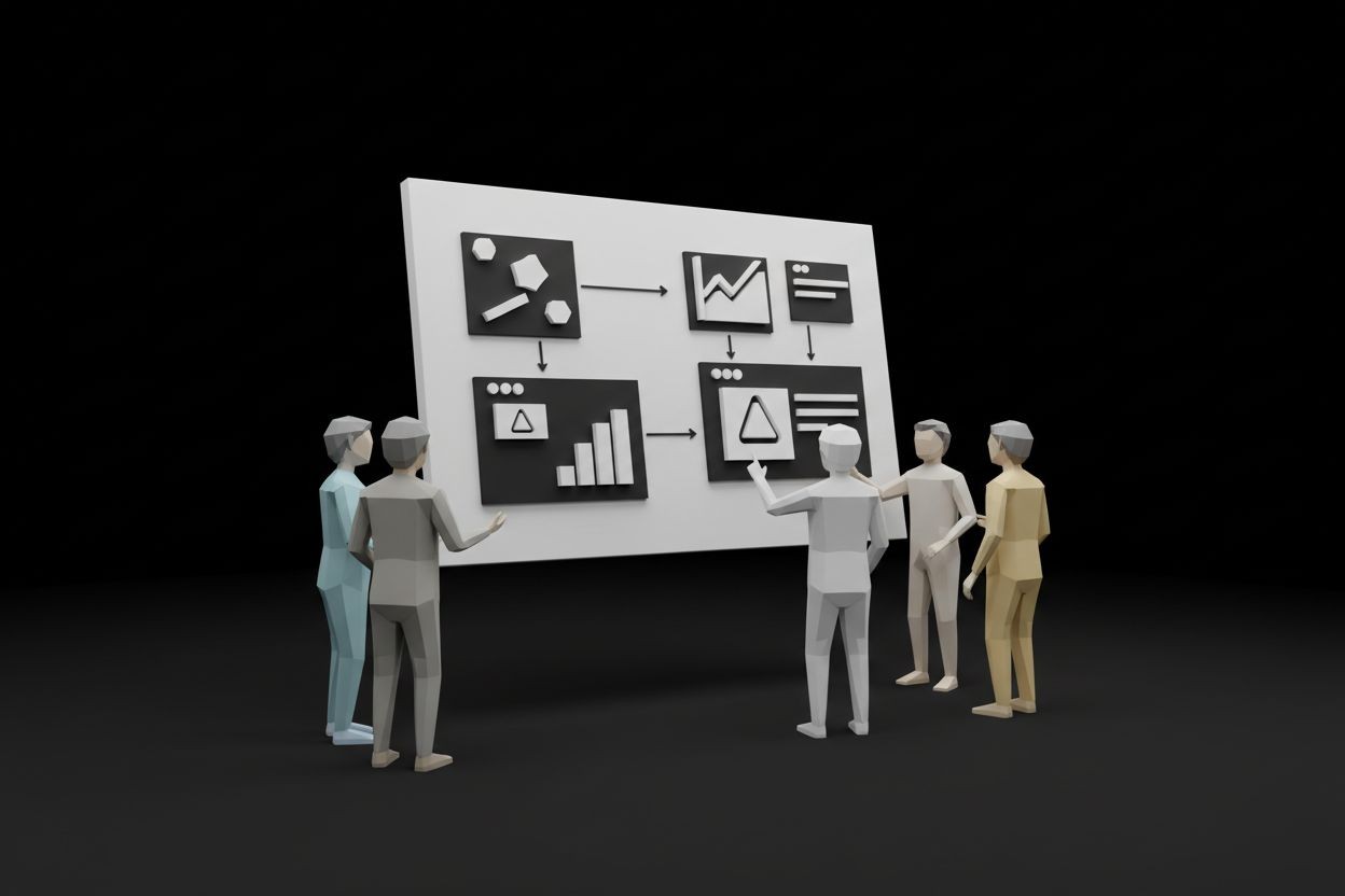 Team improving ad creatives