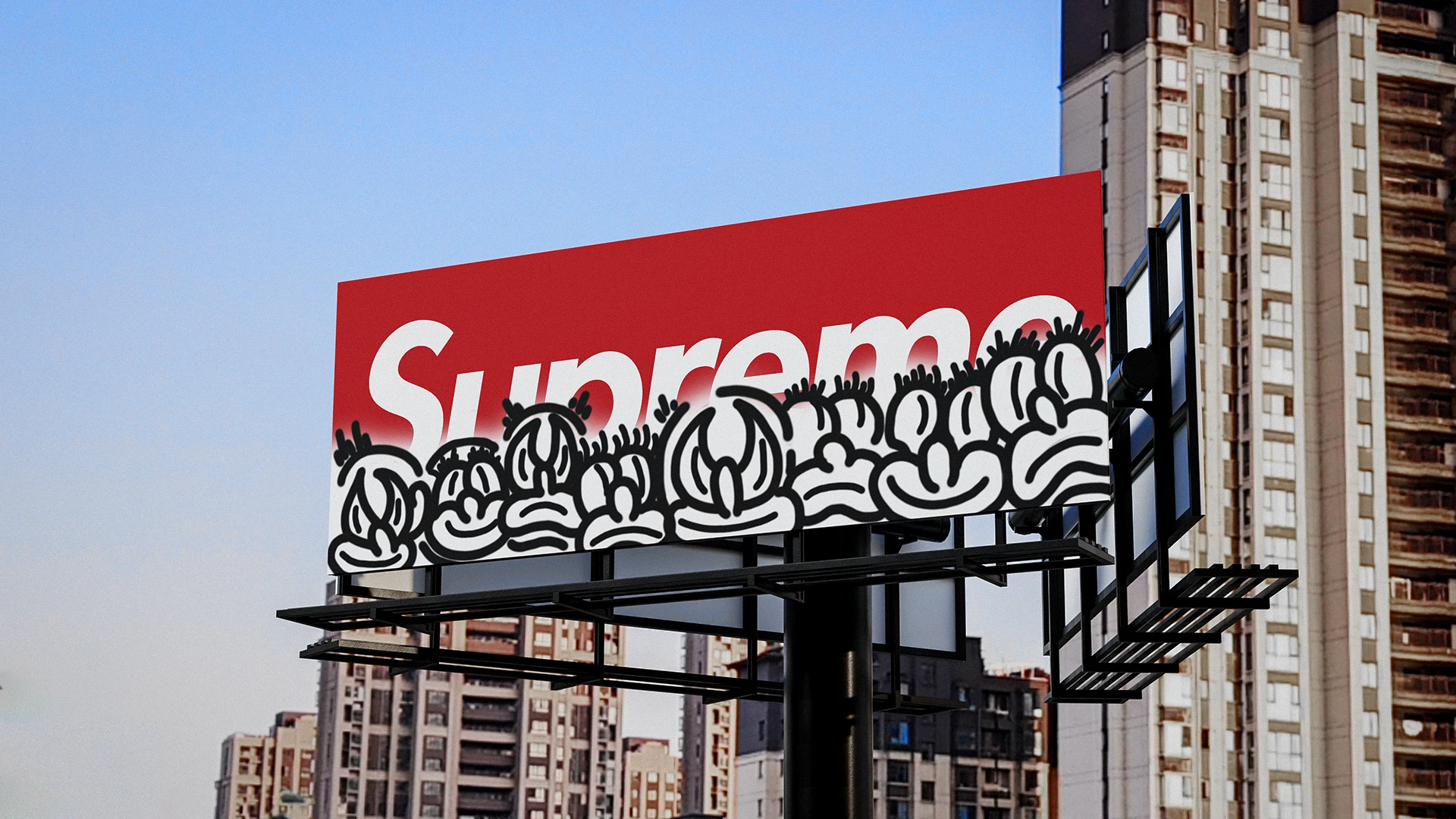 Supreme X Olaolu Slawn Billboard