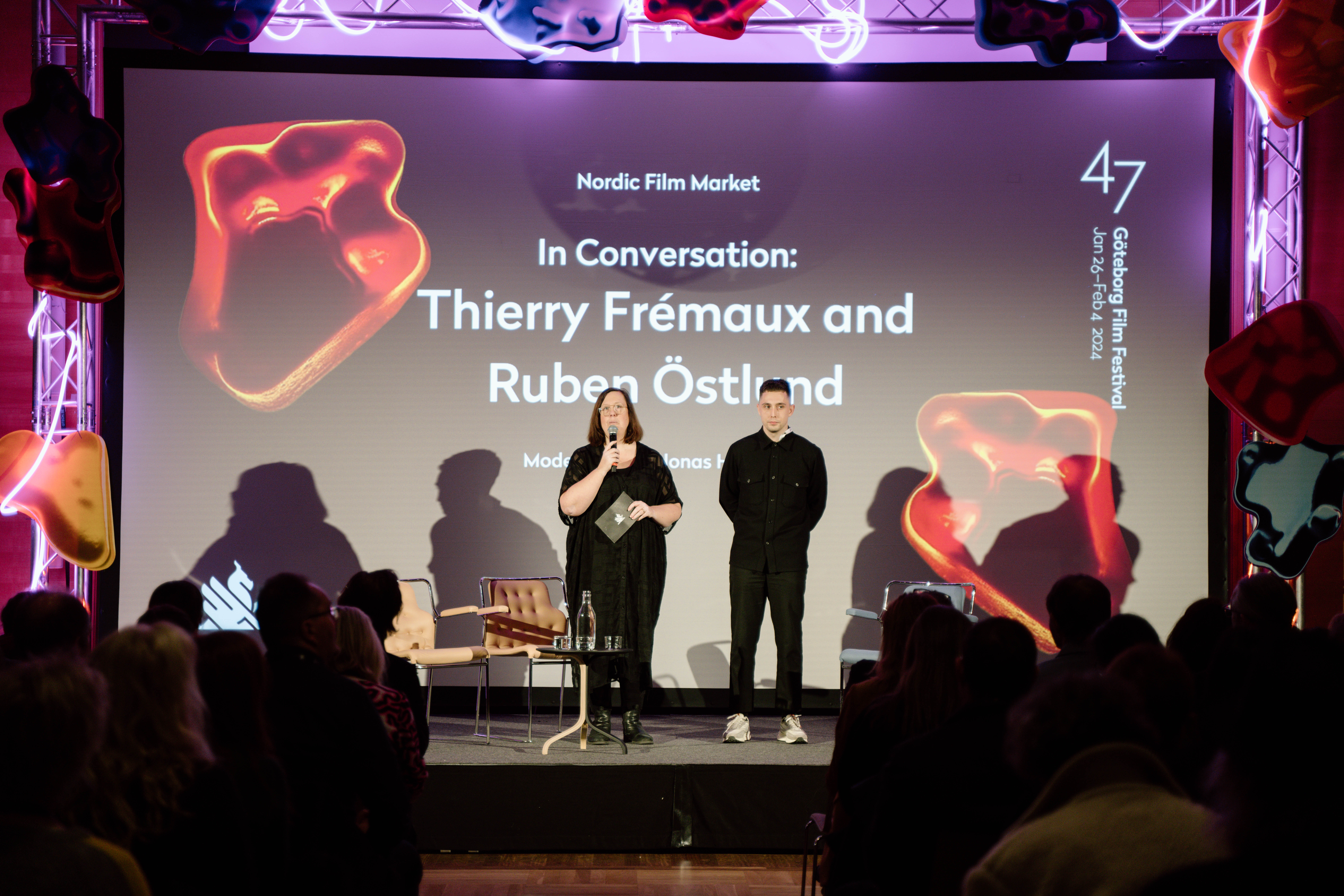 Mirja Wester, CEO and with an overall responsibility of the festival, and Josef Kullengård, Head of Industry