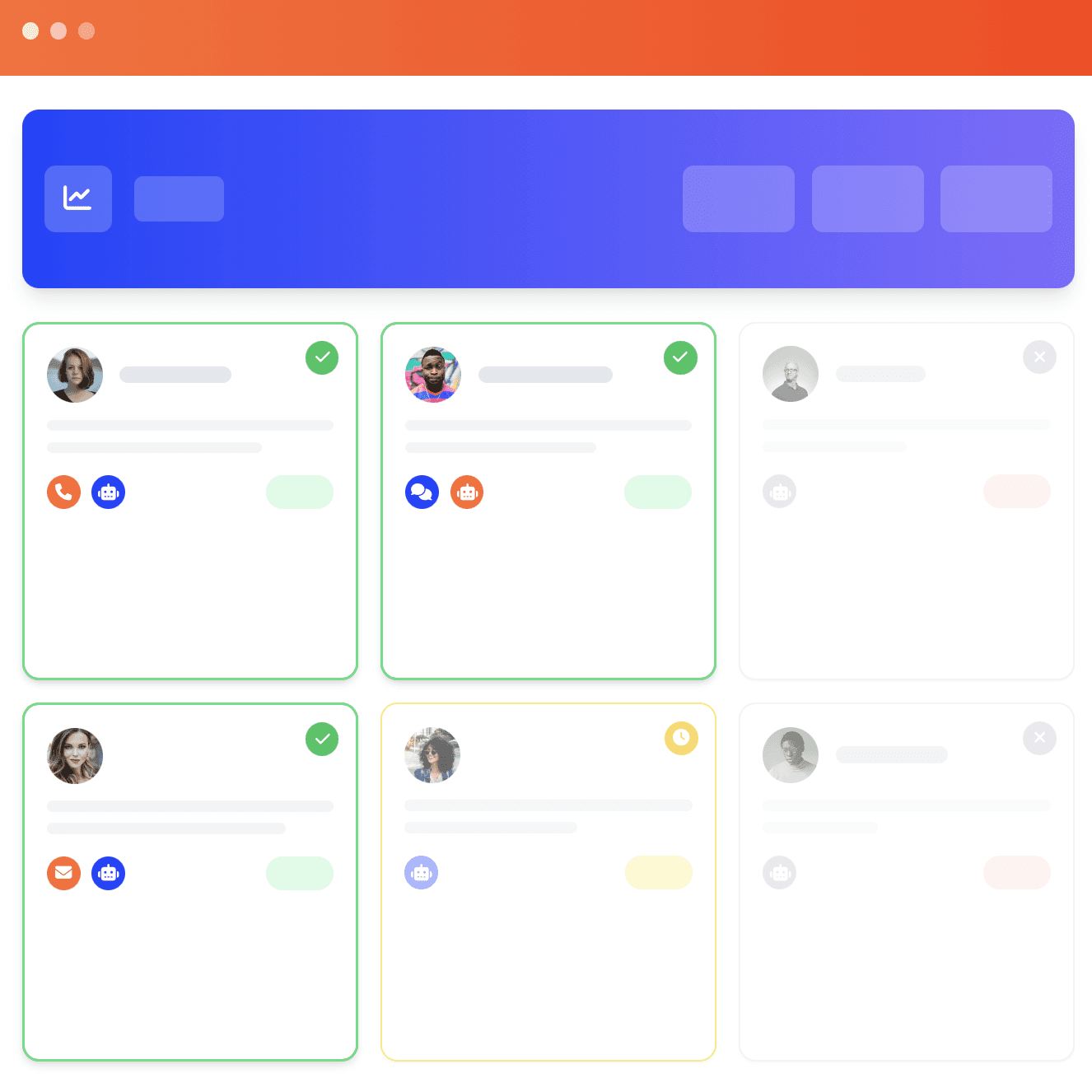 Unified dashboard displaying all key metrics, including monthly revenue chart.