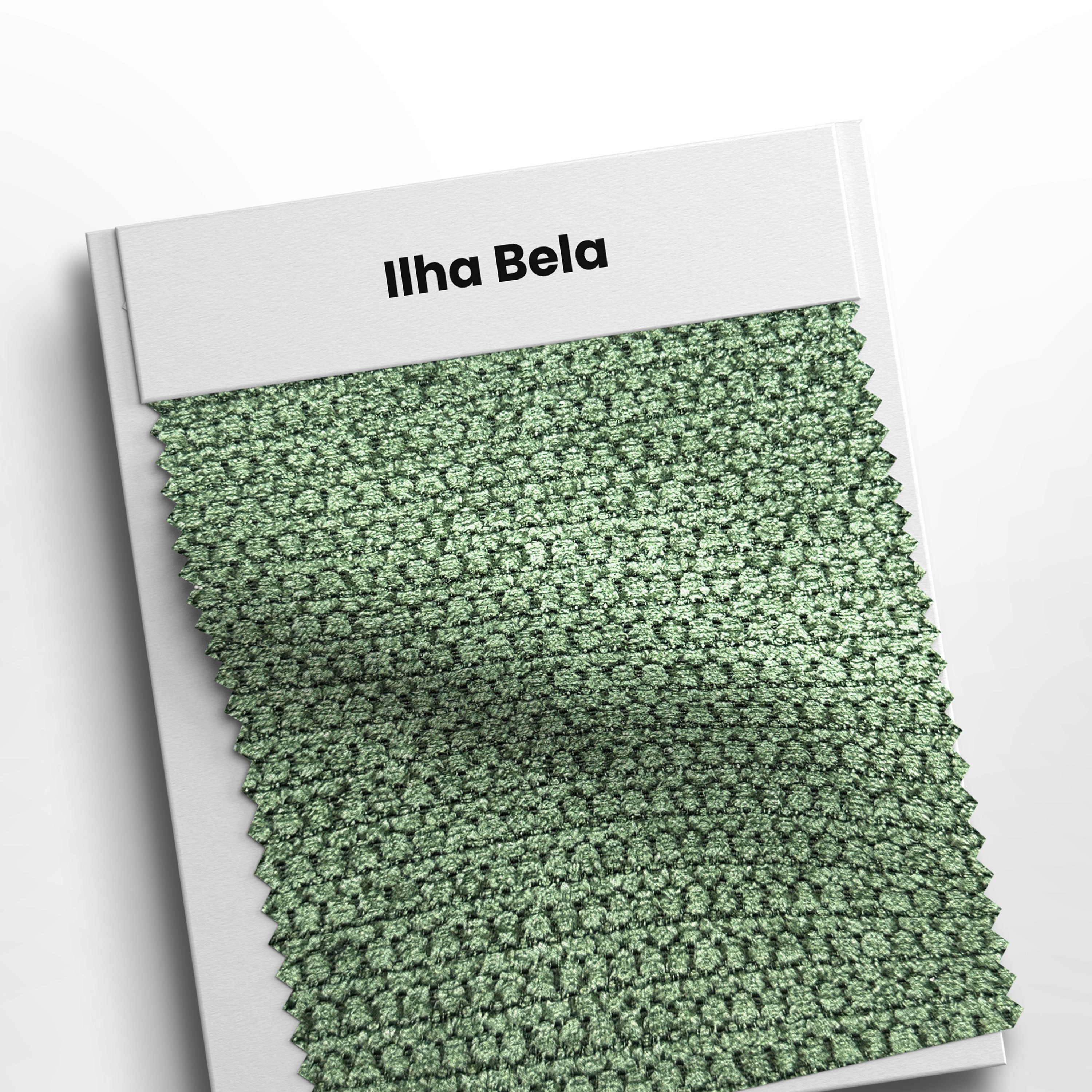 mostruário com tecido ilha bela cor 29