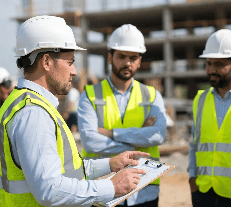 Workers Take Instructions at The Start of Work