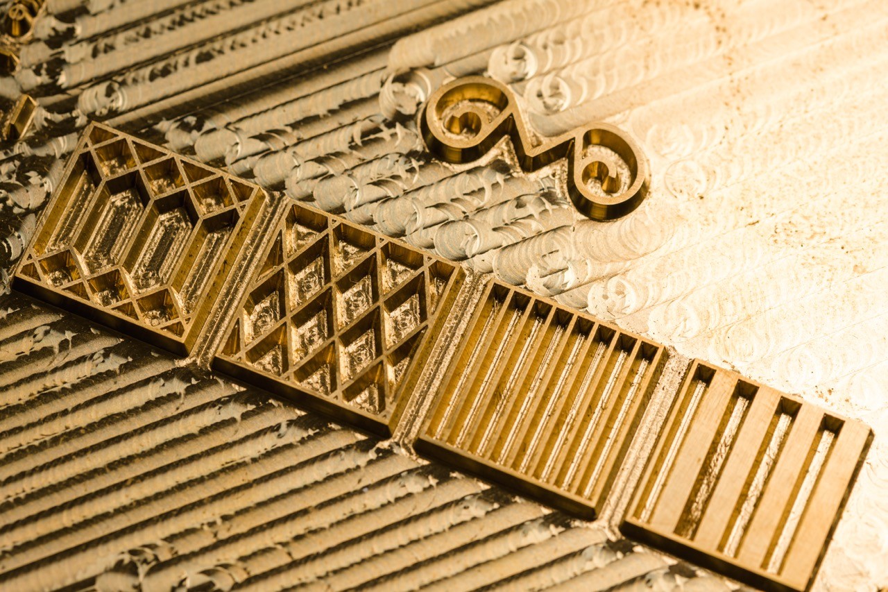 Detail of the foiling blocks