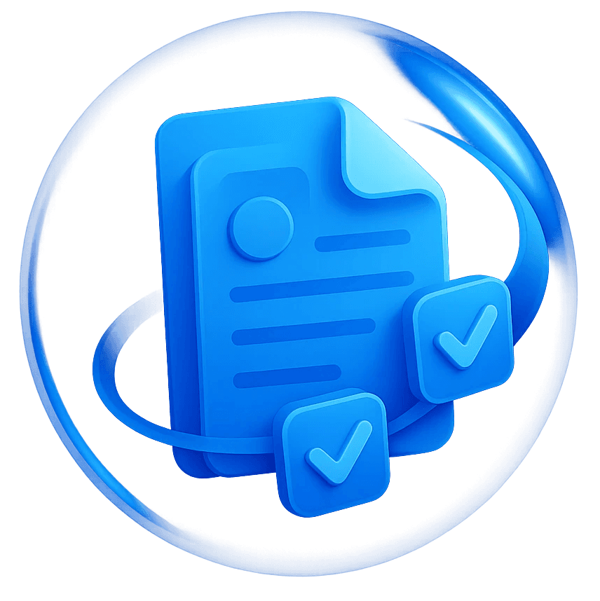 Document Management 3D image.