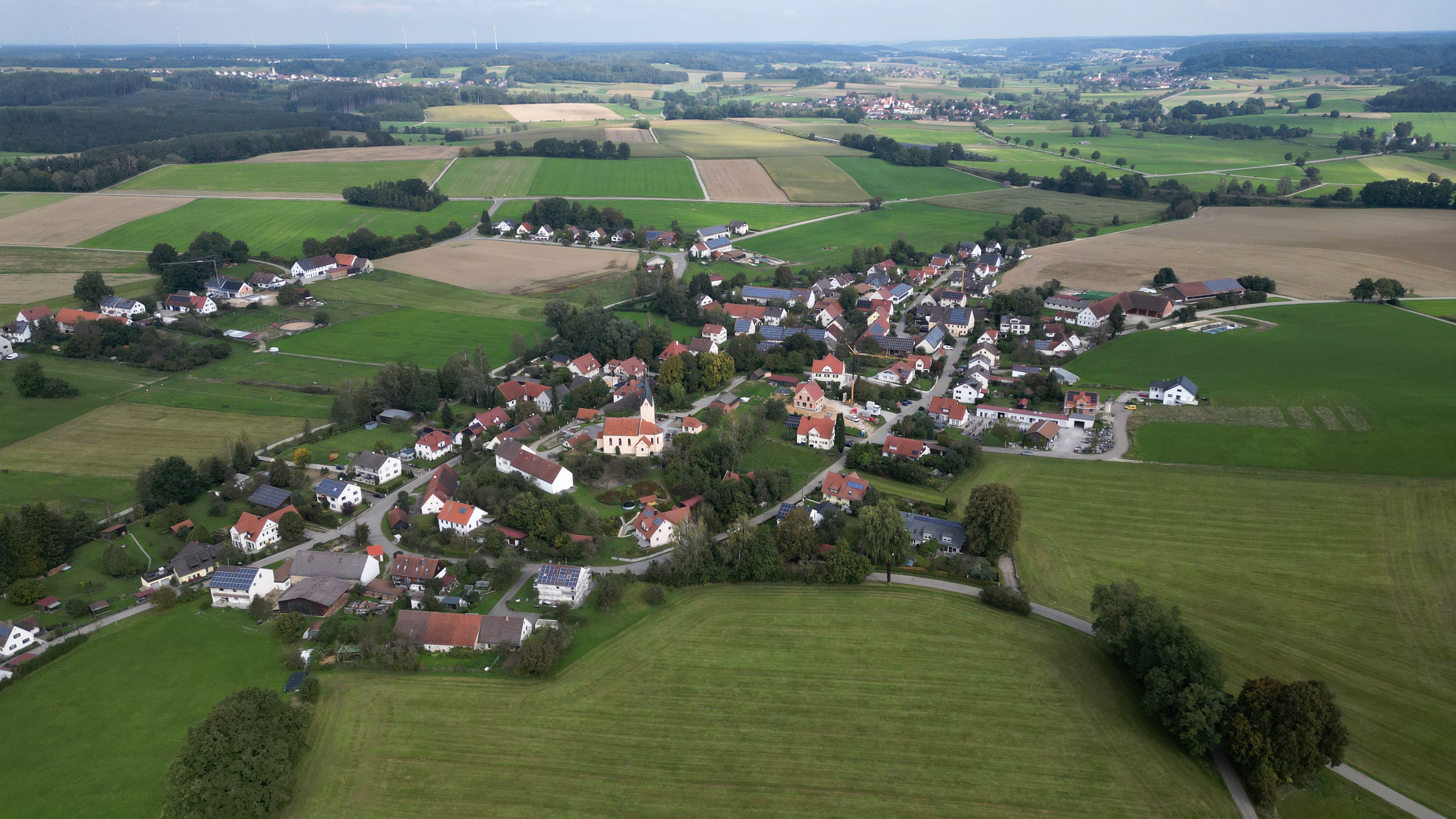 Aerial Shot Luftaufnahme  von Anried Dinkelscherben