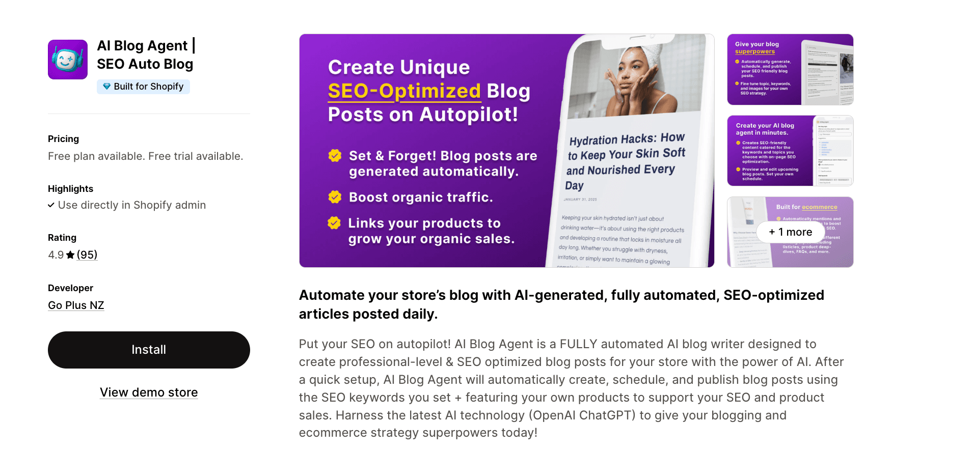 AI blog agent