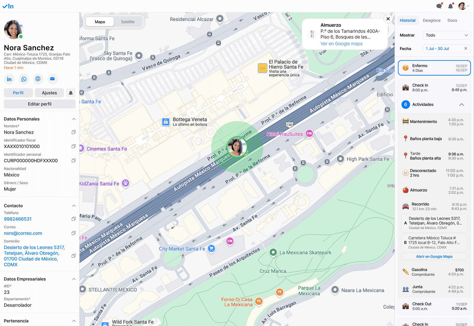 A screenshot of Dreelio's dashboard