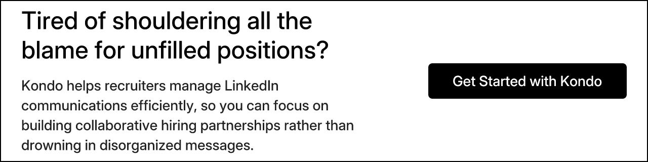Tired of shouldering all the blame for unfilled positions?