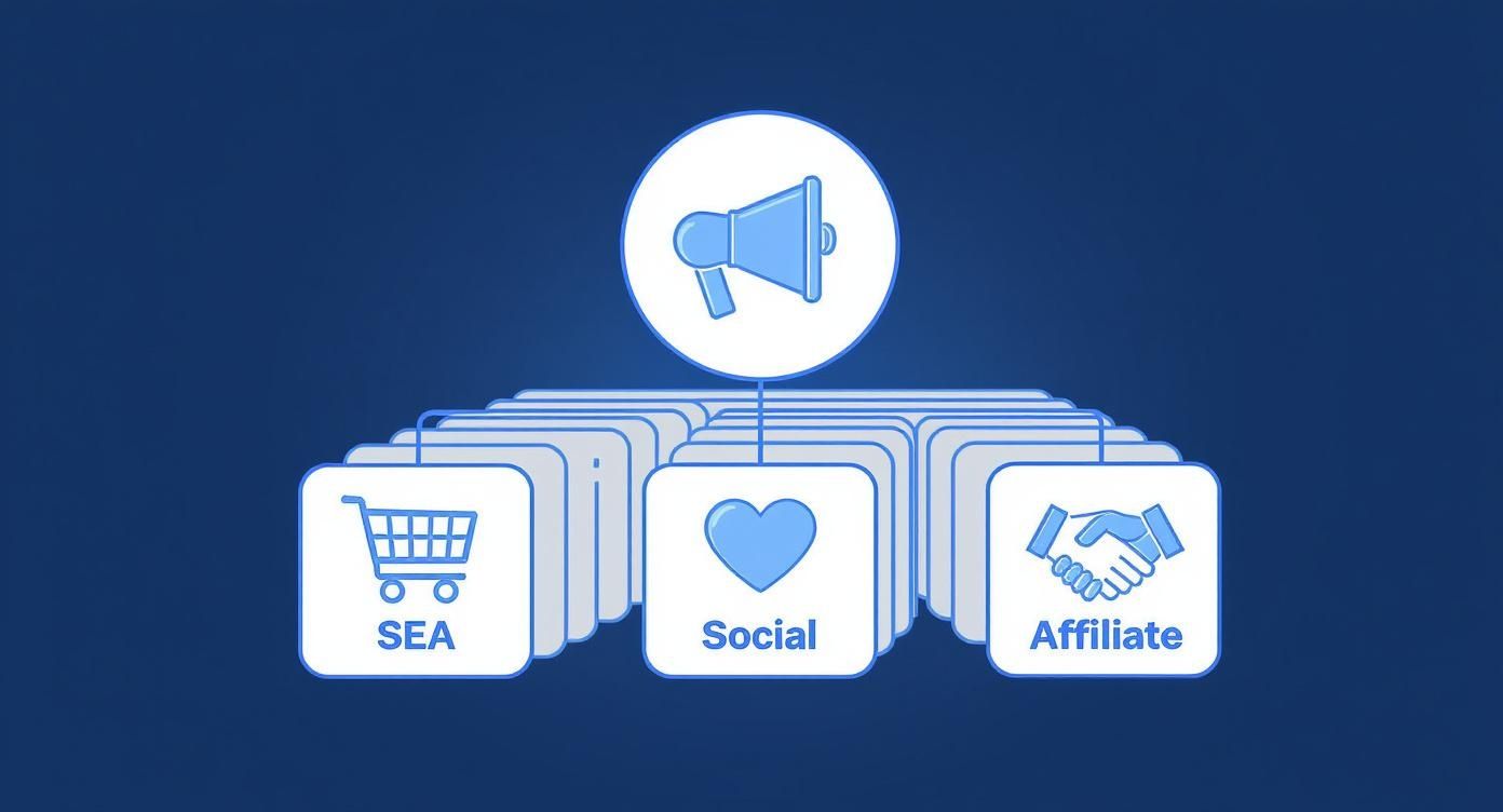 Infographic about wat is performance marketing