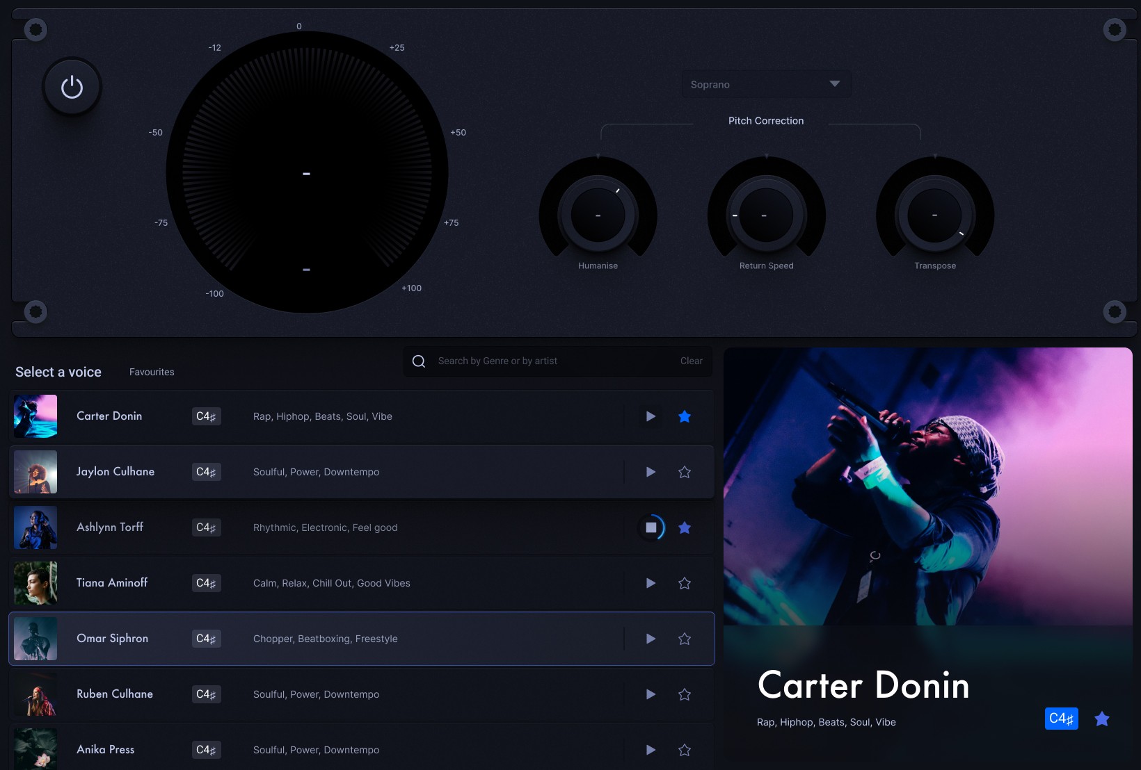 Nu-Voice Pitch Correction AI No audio loaded