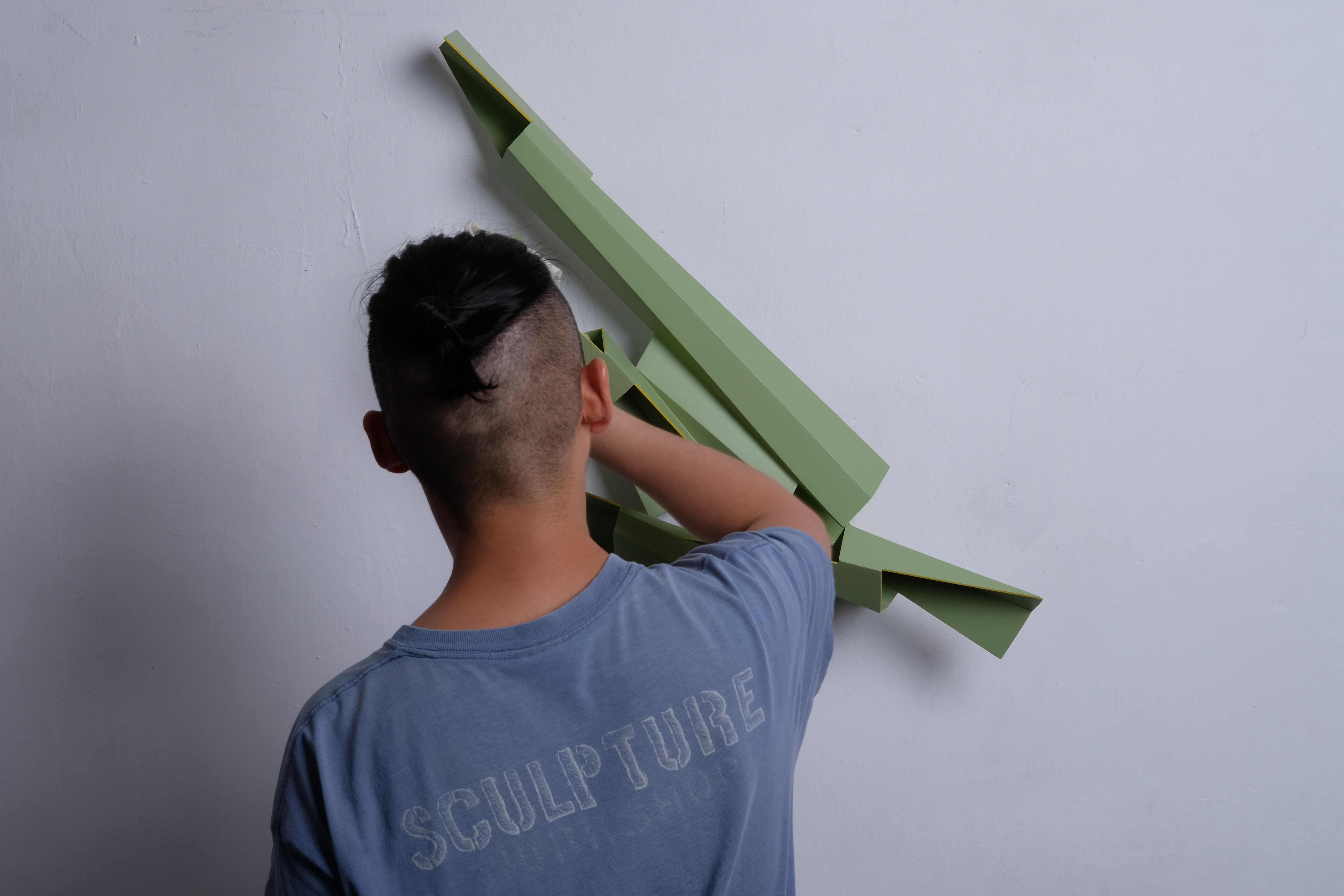 a dropping bottle with bird of paradise flower