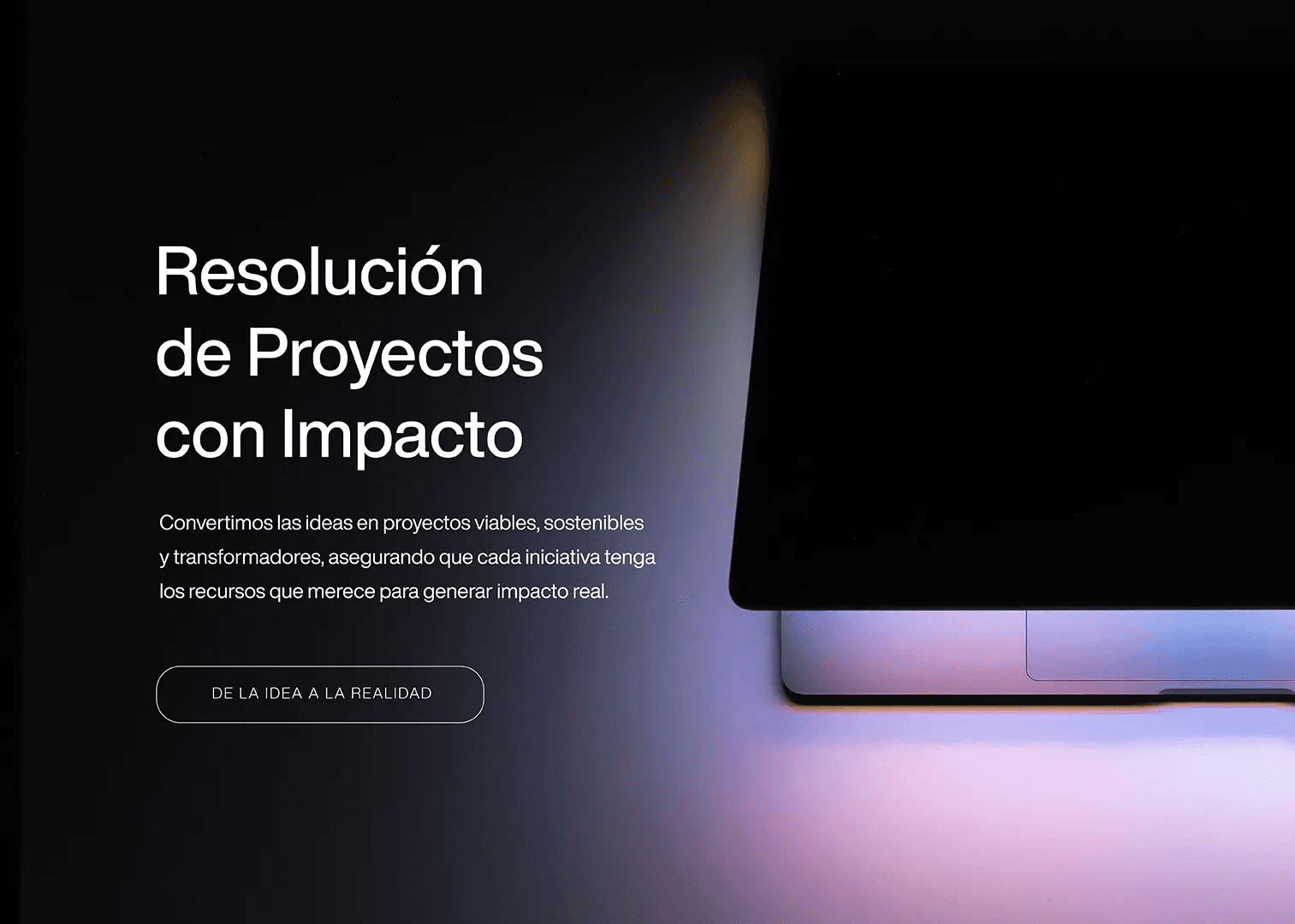 Resolut, resolución de proyectos con impacto real. En resolut convertimos las ideas en proyectos viables, sostenibles y transformadores.