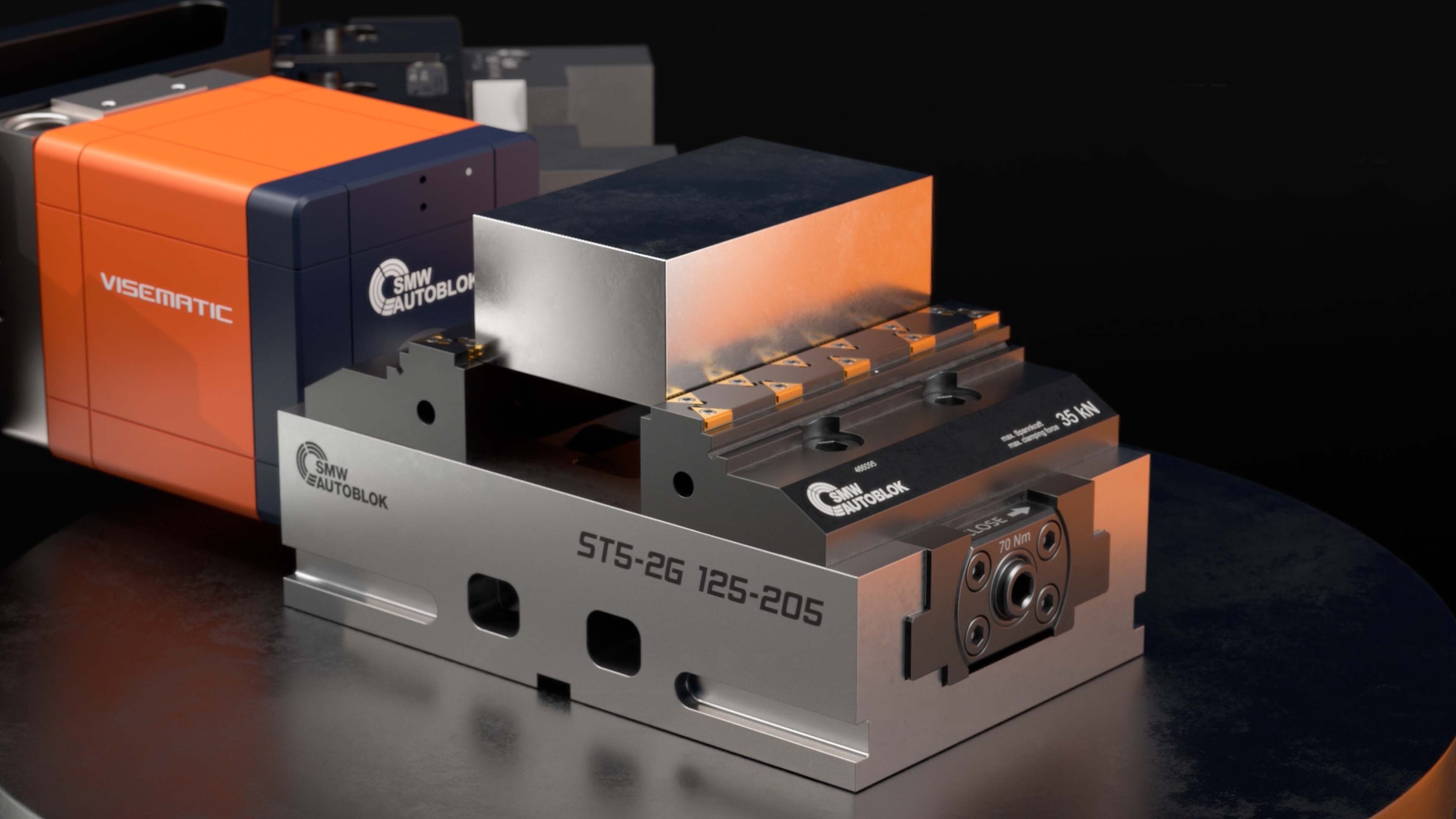 Render di Morsa SMW e Visematic Torque Actuator