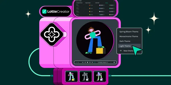 How to Add Themes to Your Lottie Animations in Lottie Creator