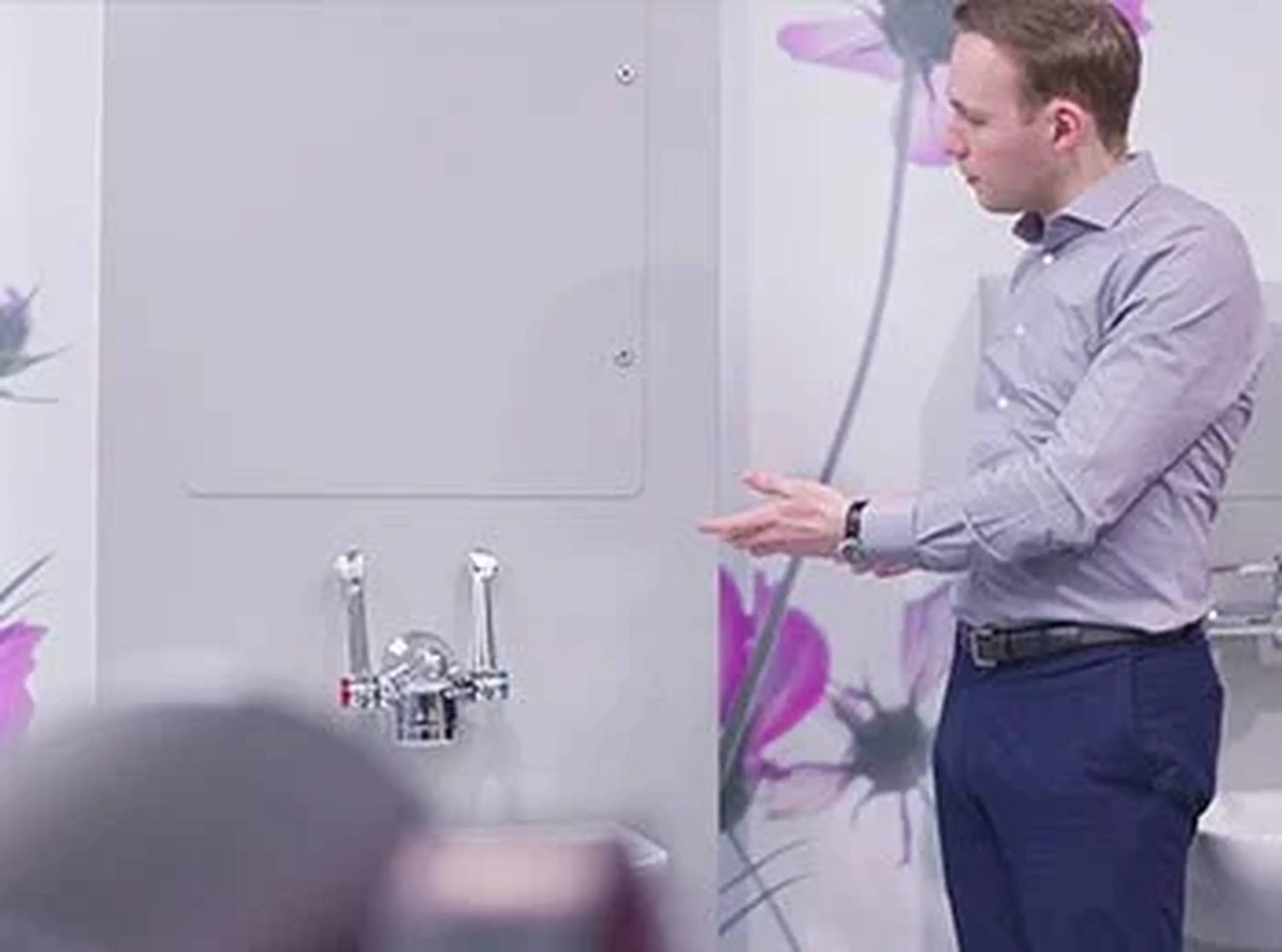 Cameron providing insights to the Hygipod IPS