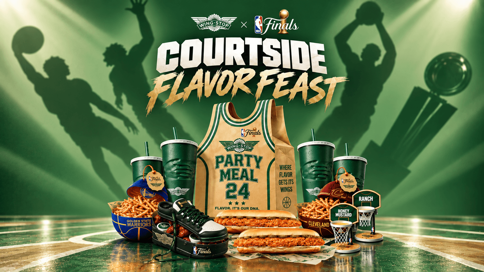 WINGSTOP — Courtside Flavor Feast campaign hero