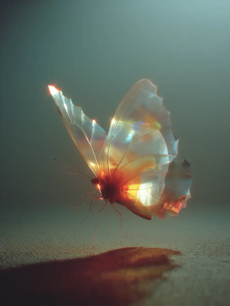 Mariposa de cristal