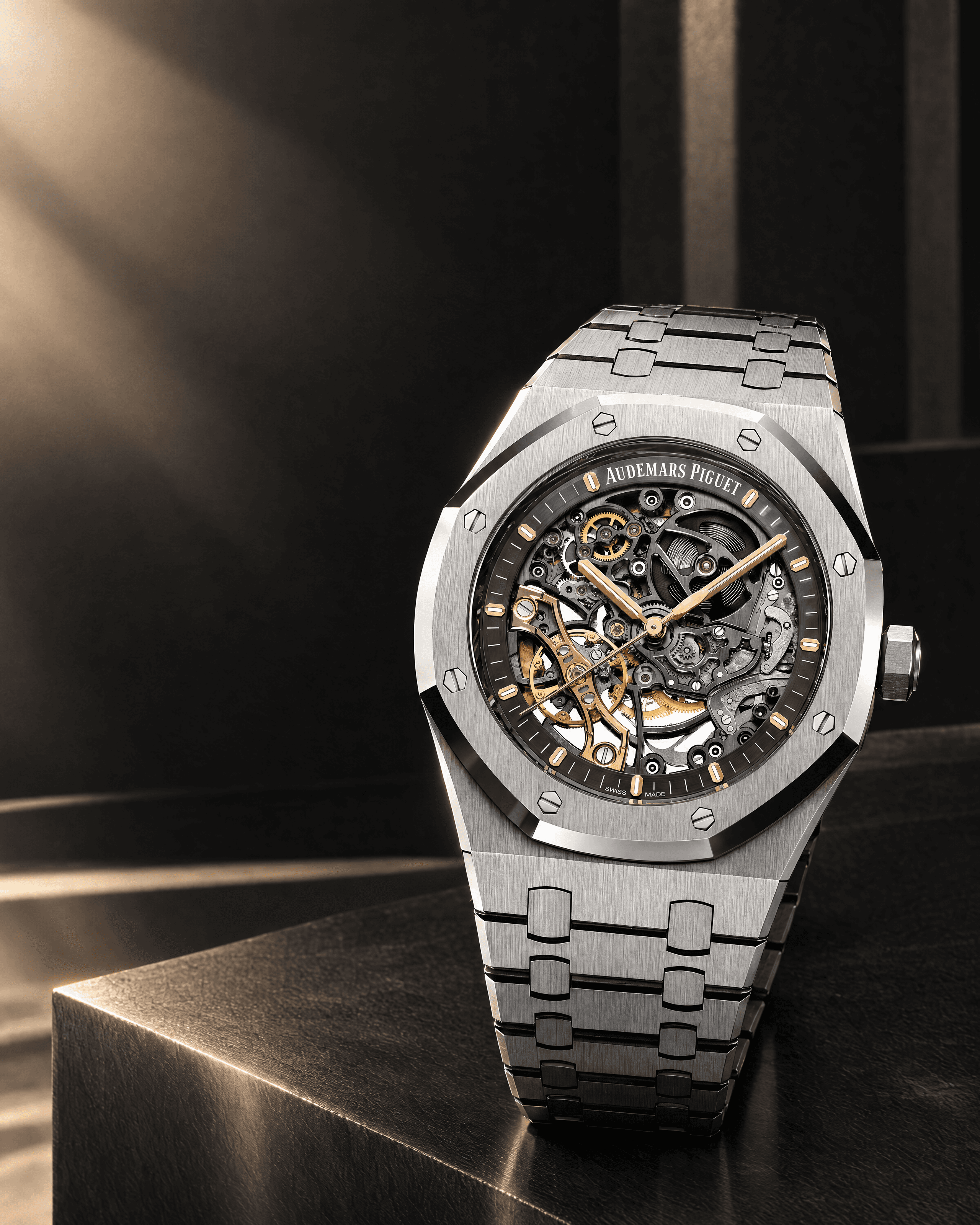 Audemars Piguet Royal Oak Openworked in a warm architectural setting