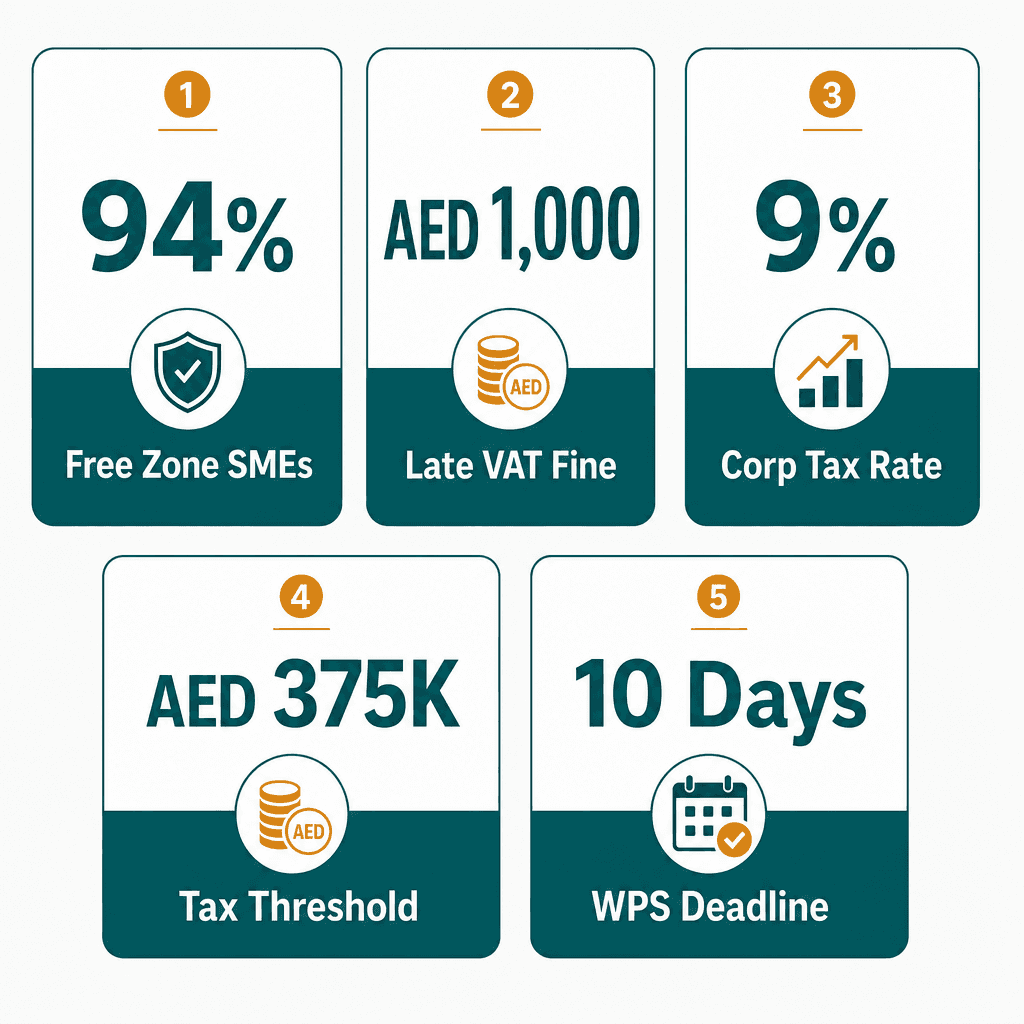 Infographic: How to Run a Small Business in Dubai: Day-to-Day Guide