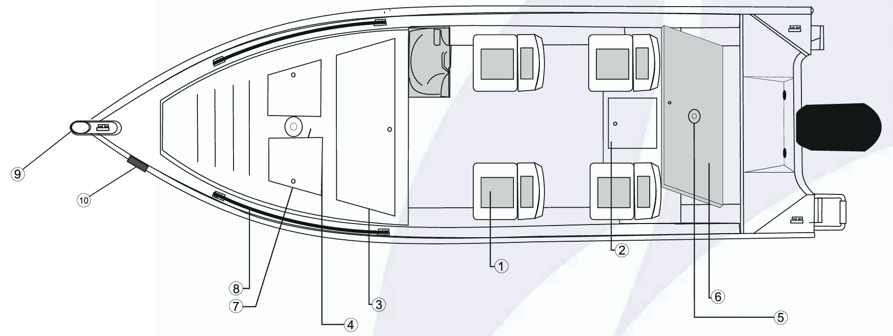 Planta da embarcação