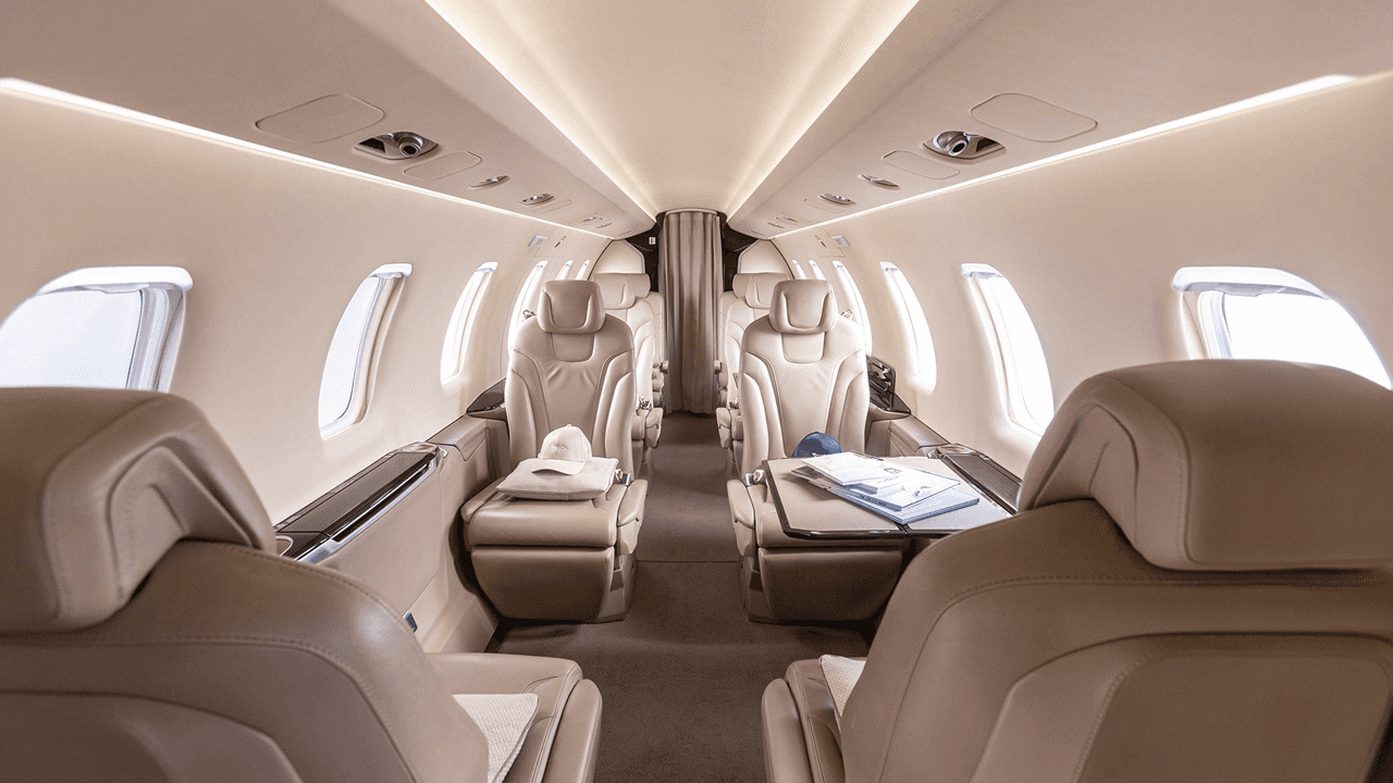 Pilatus PC-24 cabin | Jetfly