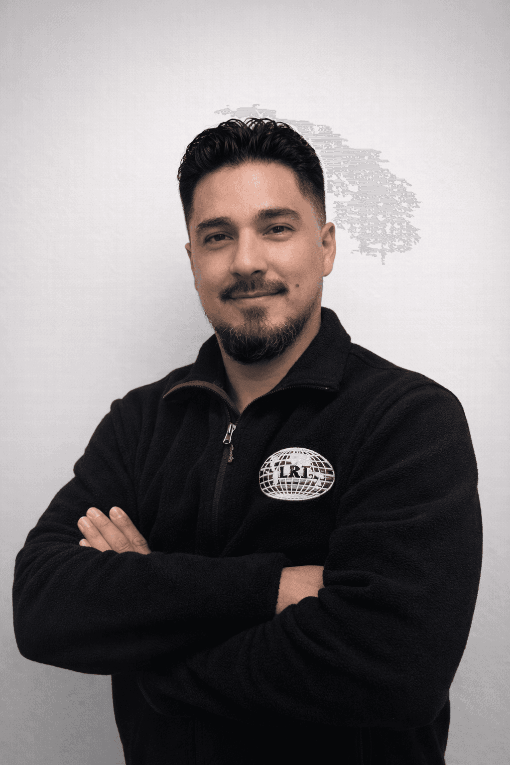 Abstract pink and blue background with water droplets.