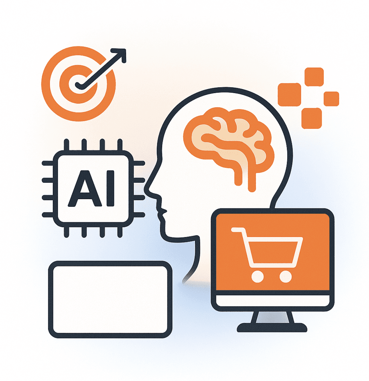 Illustration of email marketing automation and Klaviyo flows designed for Shopify stores by Axelwin.